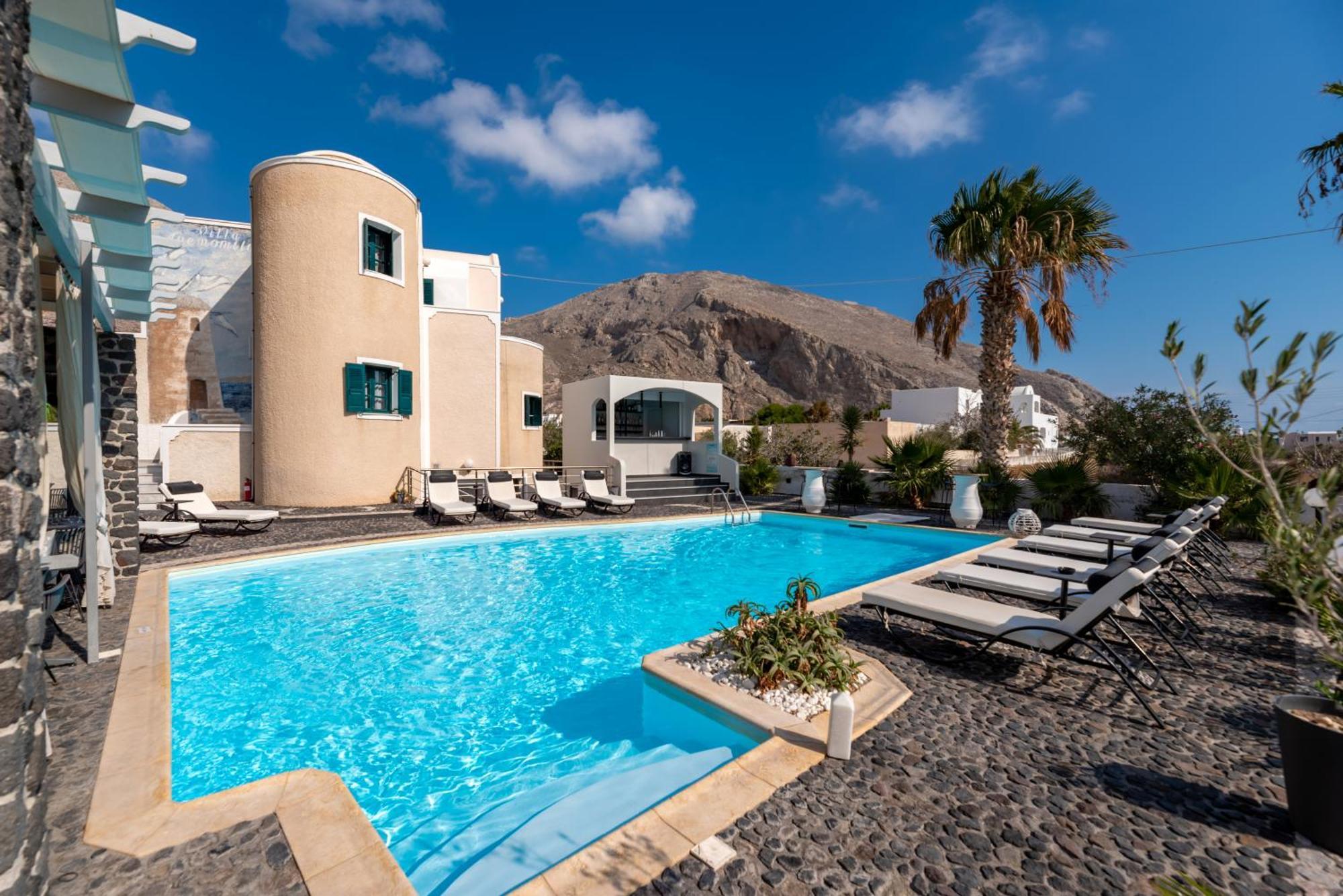 Villa Anemomilos Perissa Bagian luar foto
