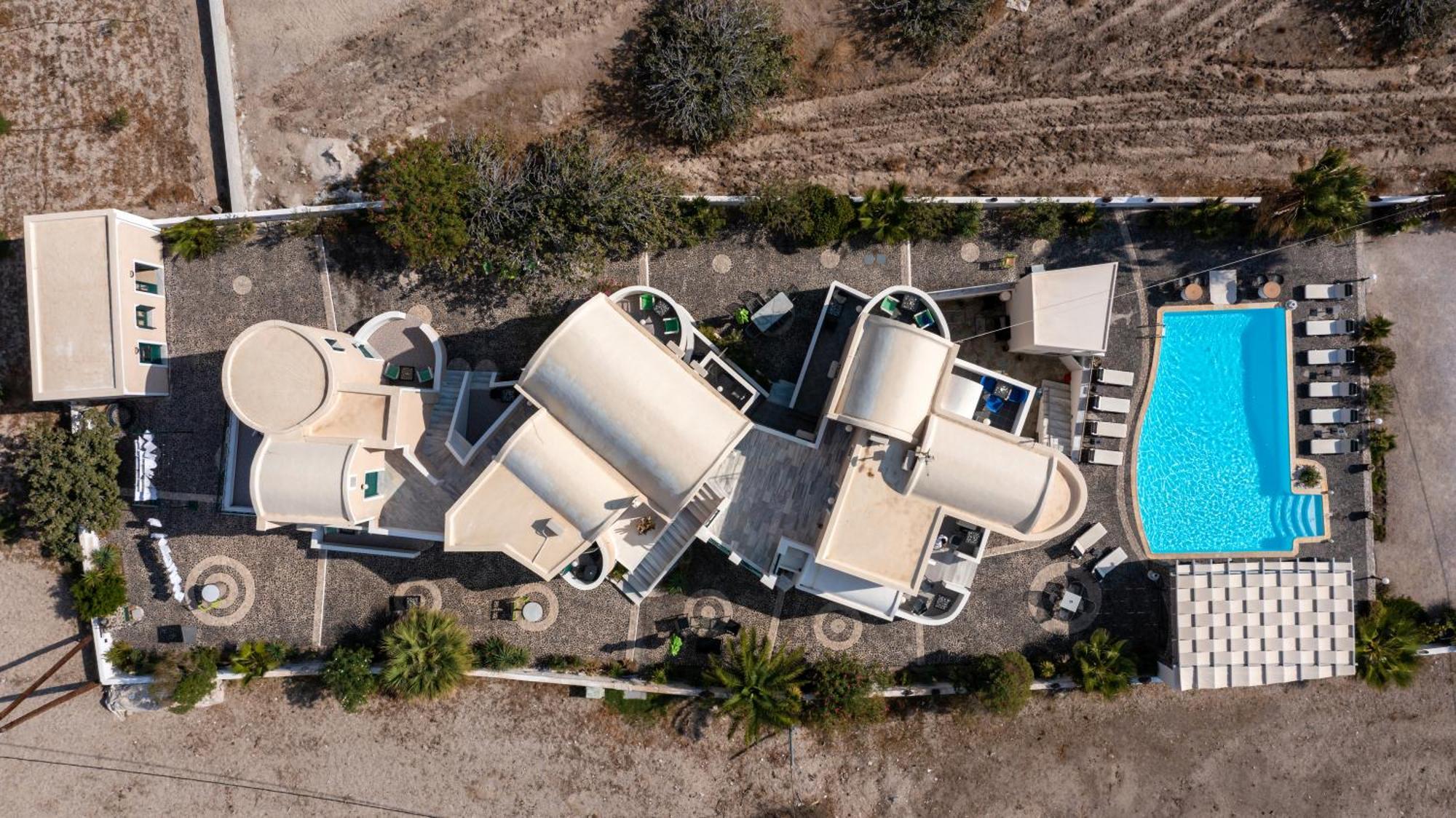 Villa Anemomilos Perissa Bagian luar foto