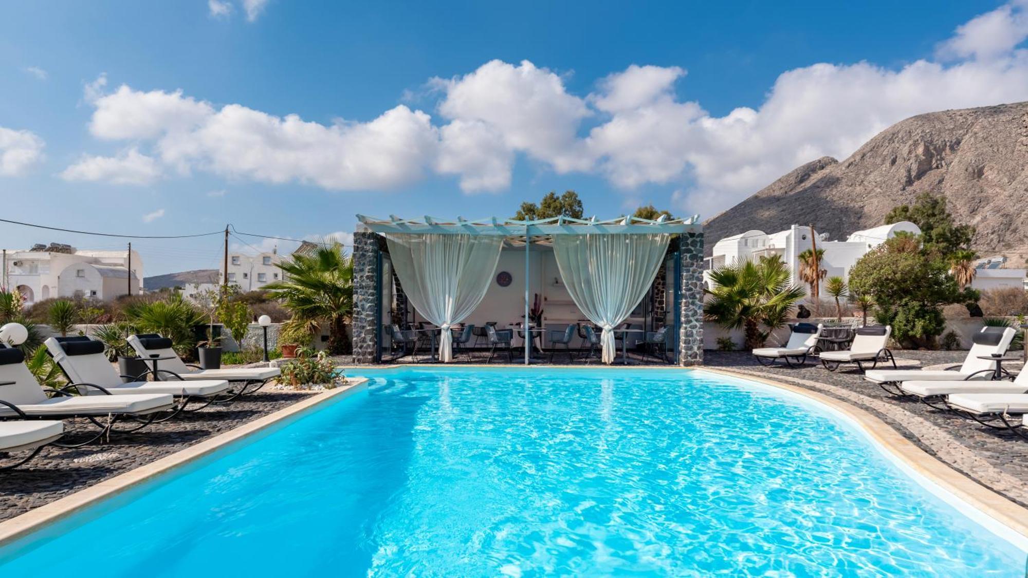 Villa Anemomilos Perissa Bagian luar foto