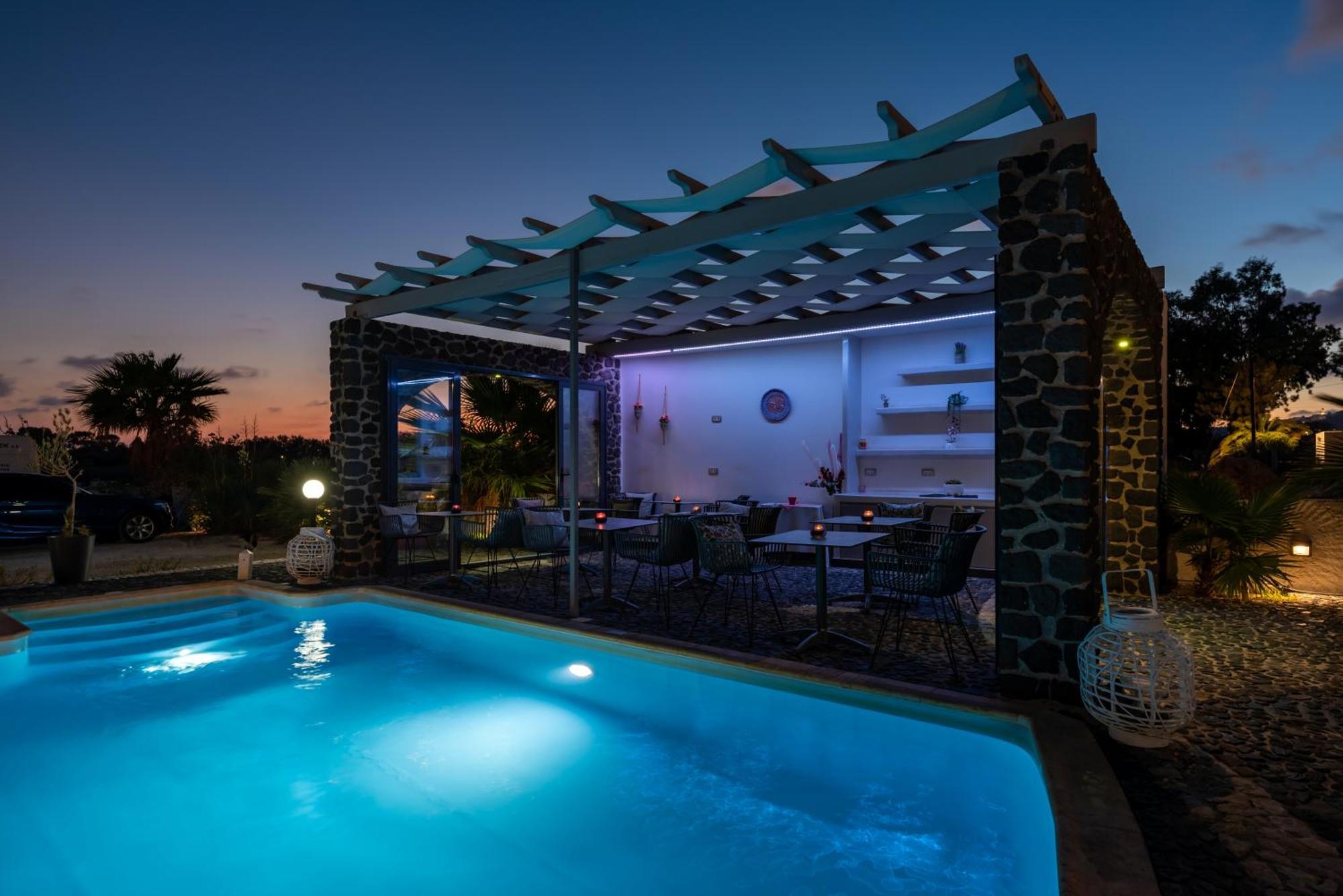 Villa Anemomilos Perissa Bagian luar foto