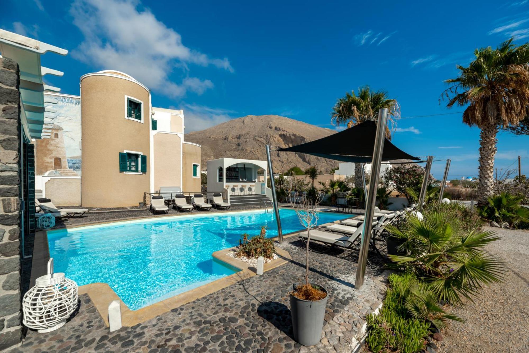 Villa Anemomilos Perissa Bagian luar foto